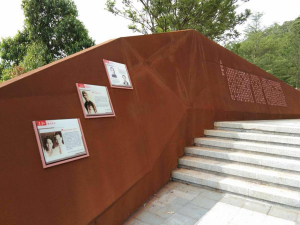 彬县耐候钢挡土墙